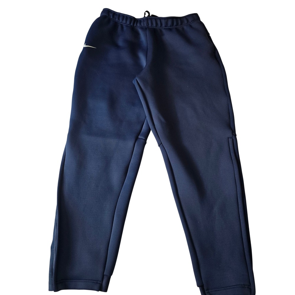 Nike Training Pants Mens XL Navy Blue Therma-FIT Zippered Cuffs Joggers